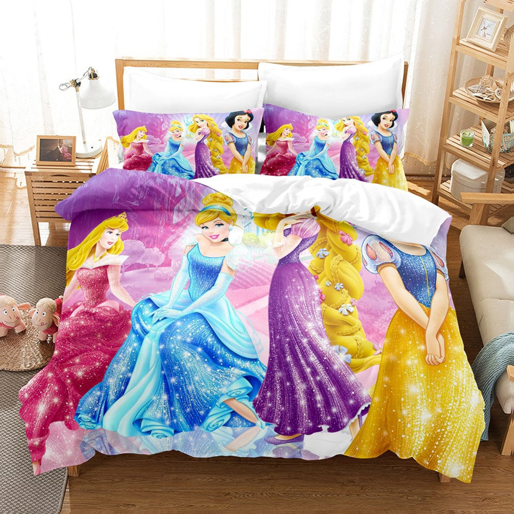 3D Printed Disney Snow White Bedding Set Duvet Cover Pillowcase