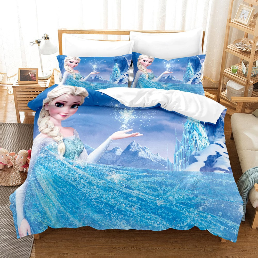 3D Printed Frozen Bedding Set Duvet Cover Pillowcase