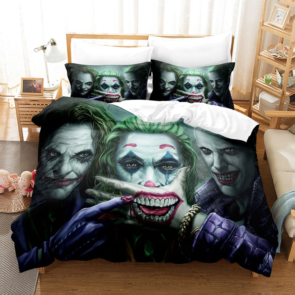 3D Printed Joker Bedding Set Duvet Cover Pillowcase