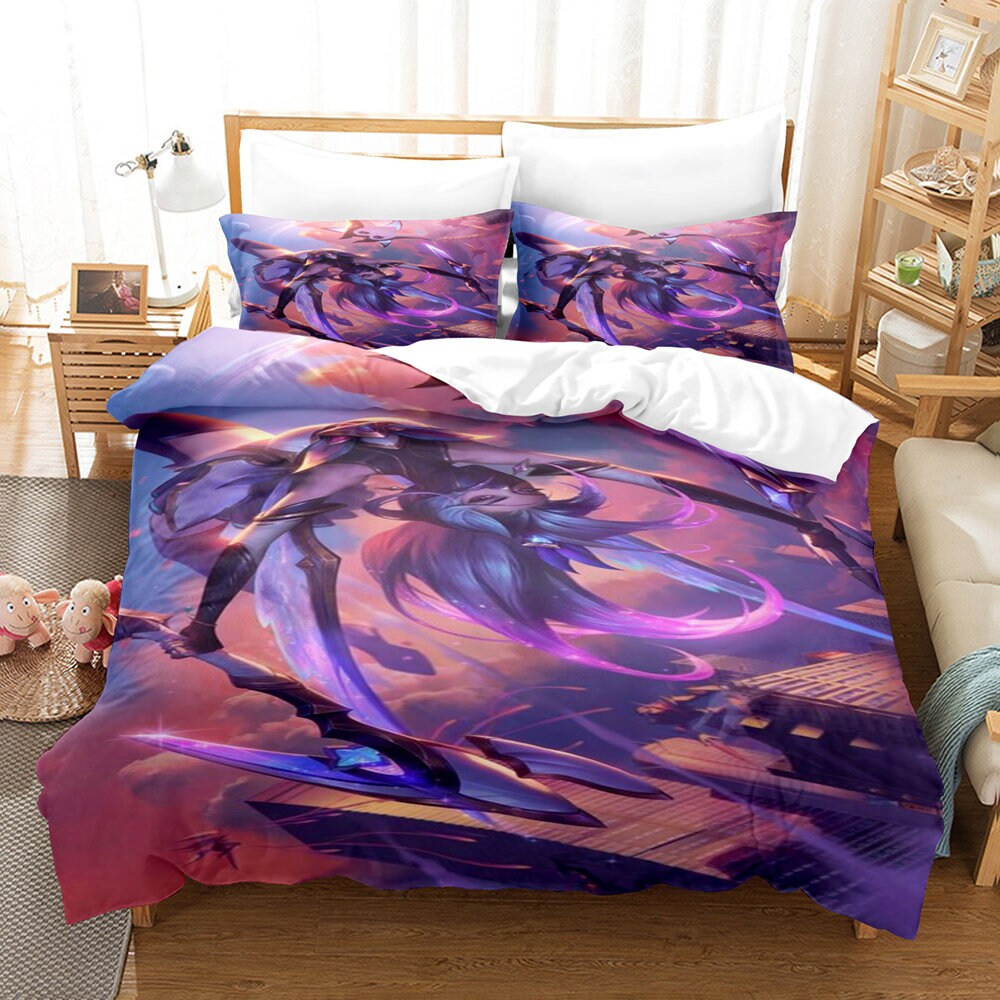 3D Printed League of Legends Bedding Set Duvet Cover Pillowcase