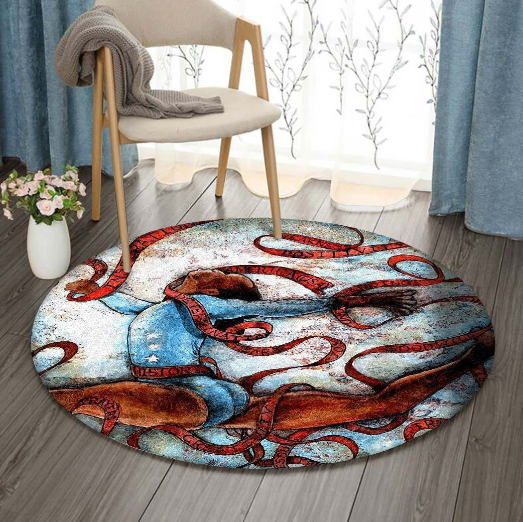 Aerial Silk Round Rug Carpet Bedroom Livingroom Home Decor
