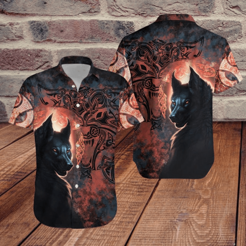 Black Woft Hawaiian Shirt