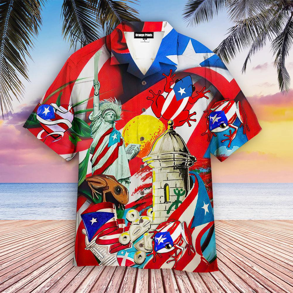 Boricua Puerto Rico Hawaiian Shirt