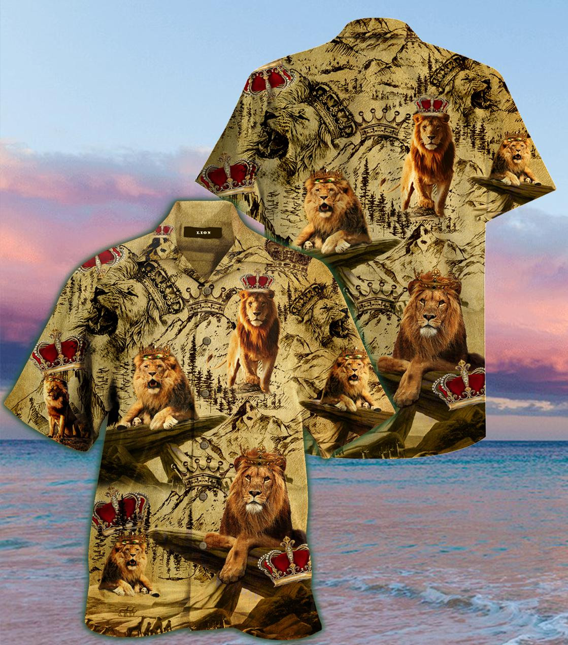 Born To Be A King Hawaiian Shirt