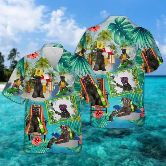 Bouvier Des Flandres - Surfing Hawaiian Shirt