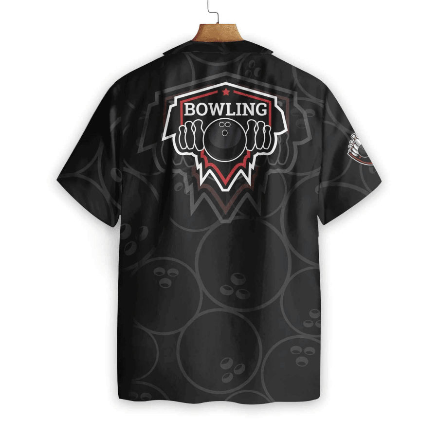 Bowling In Fire And Flag Hawaiian Shirt