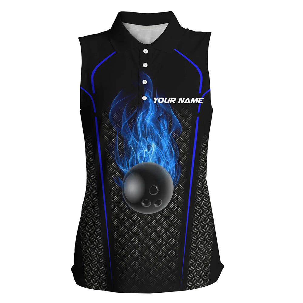 Bowling Shirt For Women Personalized Sleeveless Polo Shirt Bowling For Women
