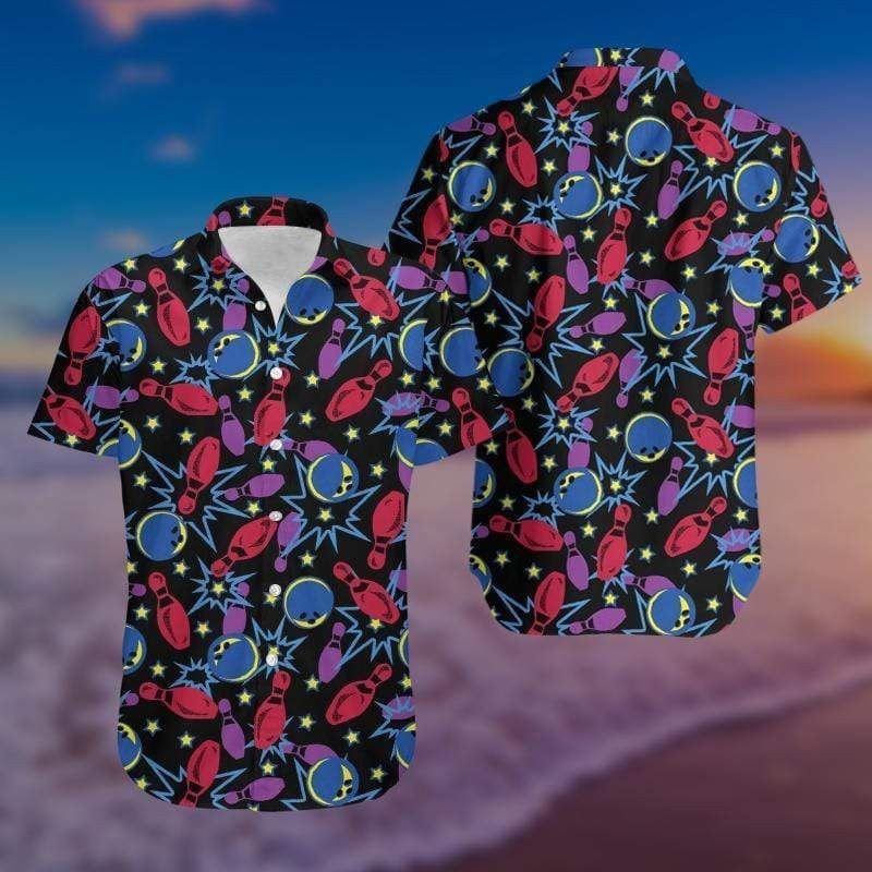 Bowling Strike Ball Hawaiian Shirt