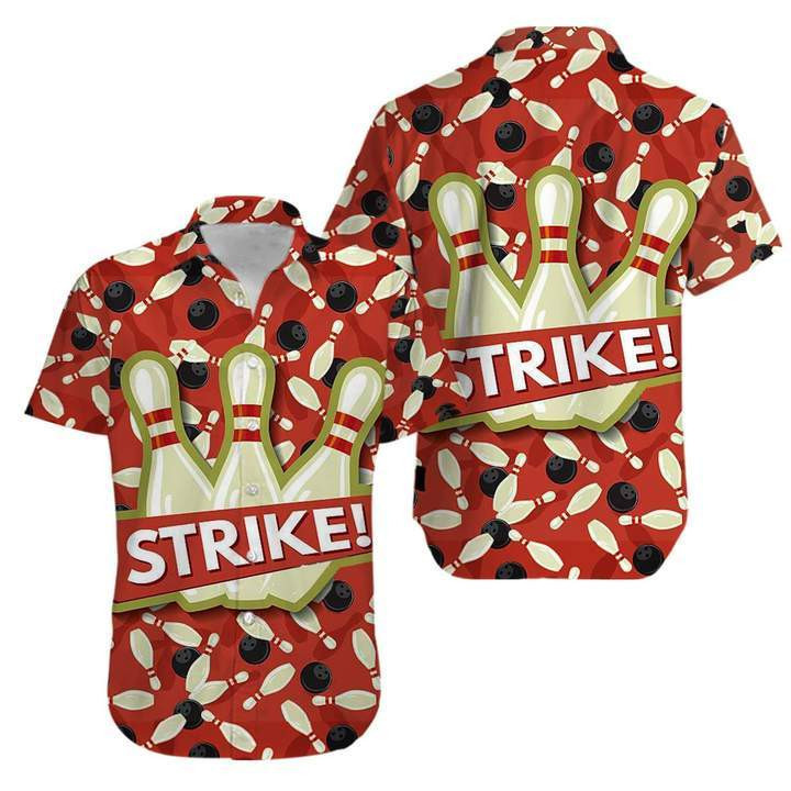Bowling Strike Hawaiian Shirt