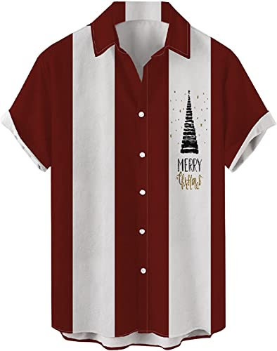 Bowling Vintage Christmas Hawaiian Shirt