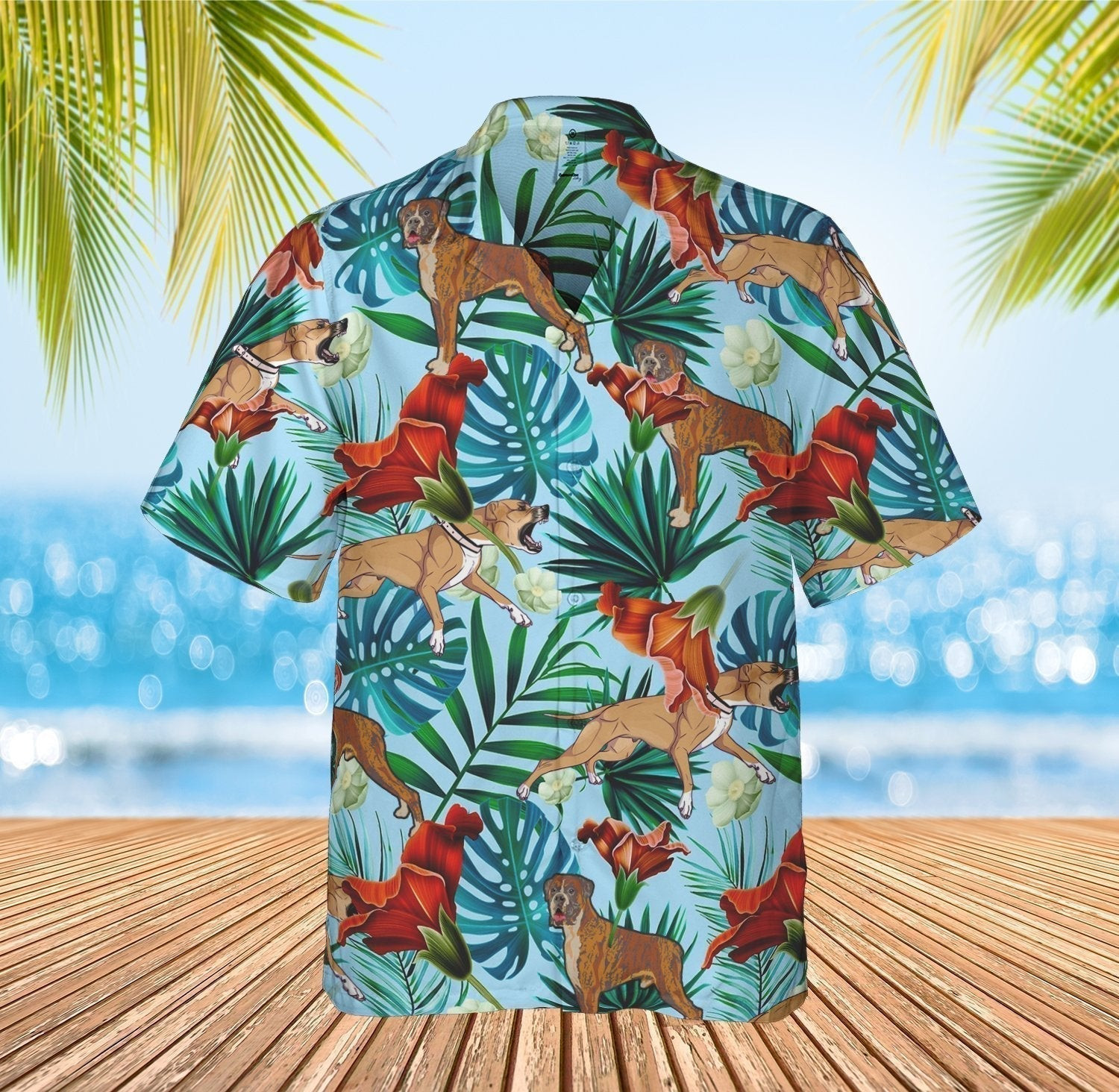Boxer Hawaiian Shirt