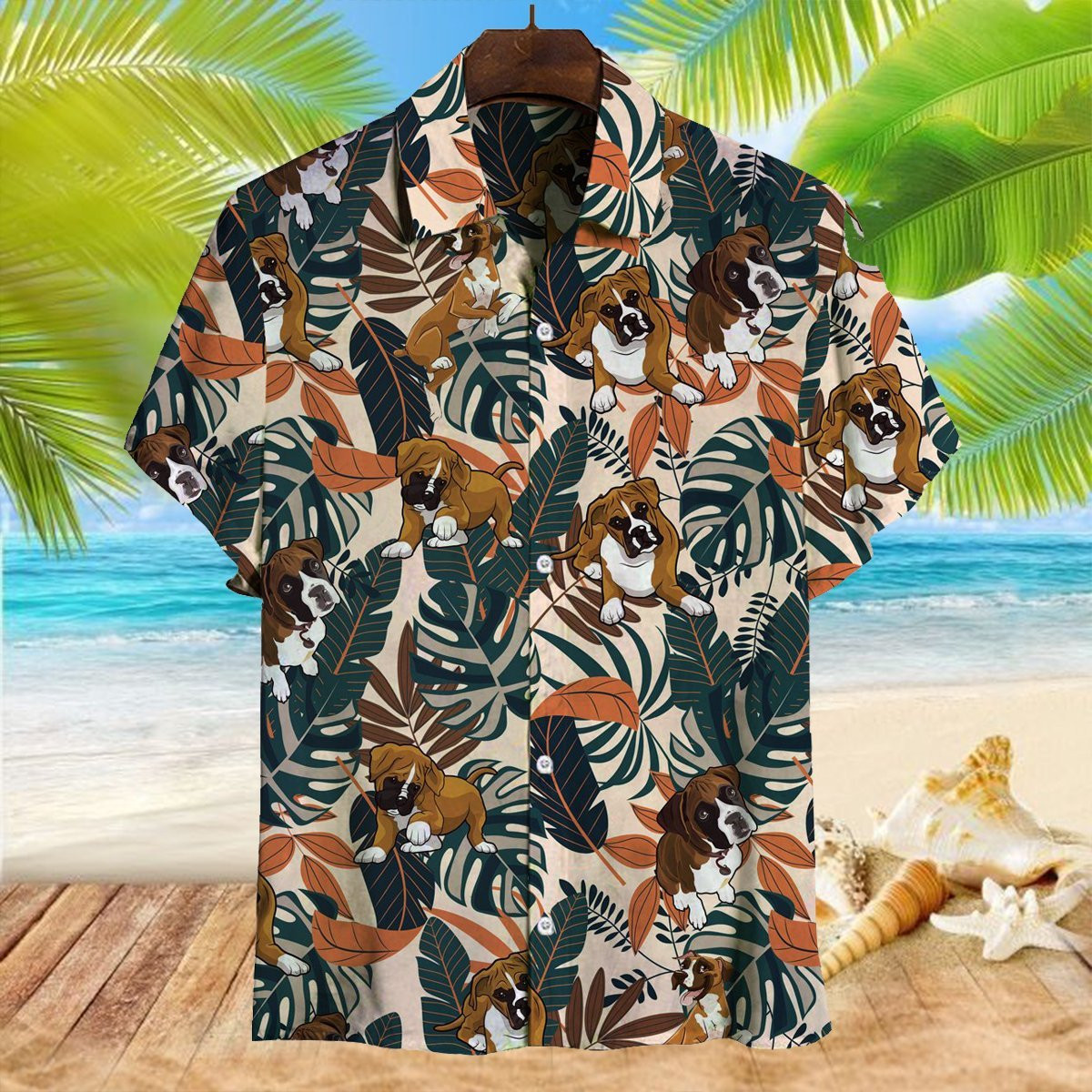 Boxer Hawaiian Shirt