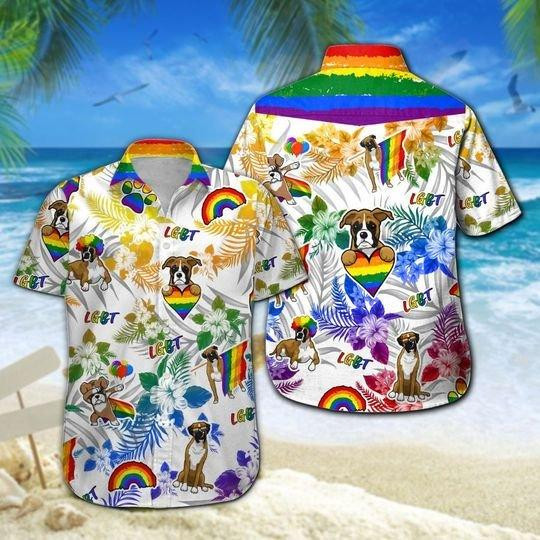 Boxer LGBT Hawaiian Shirt
