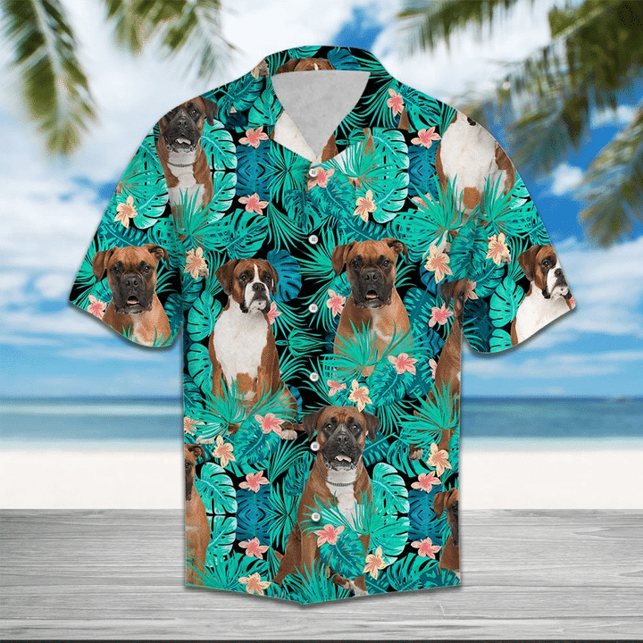 Boxer Tropical Hawaiian Shirt