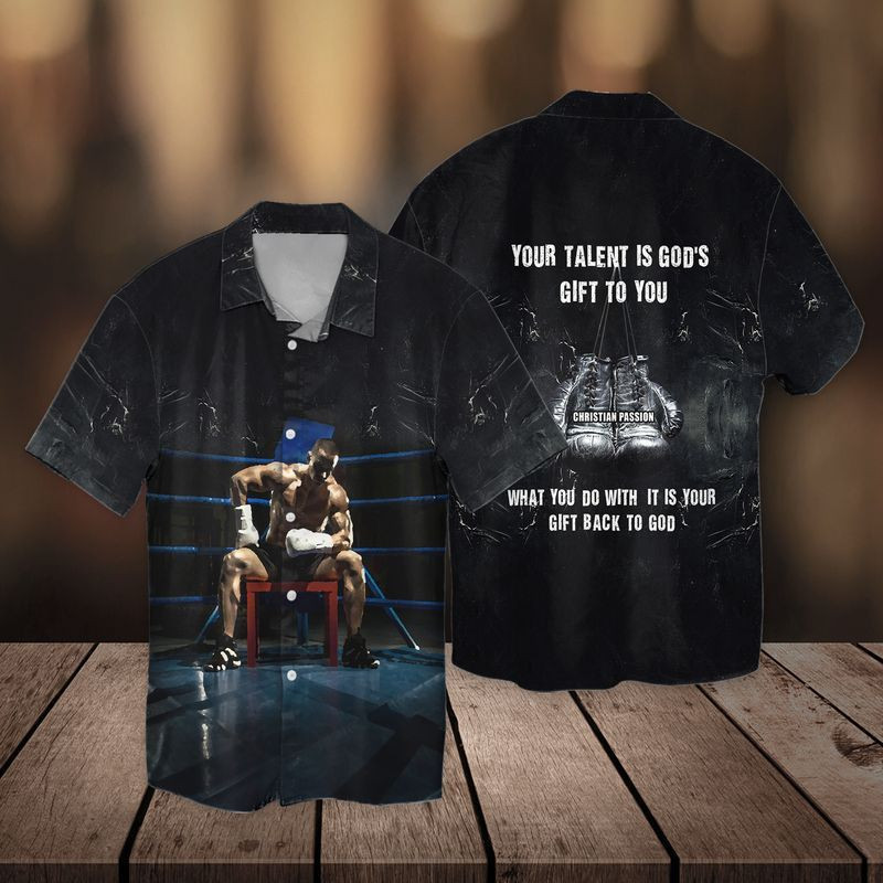 Boxing Jesus Your Talent Is God's Gift To You What You Do With It Is Your Gift Back To God Hawaiian Shirt