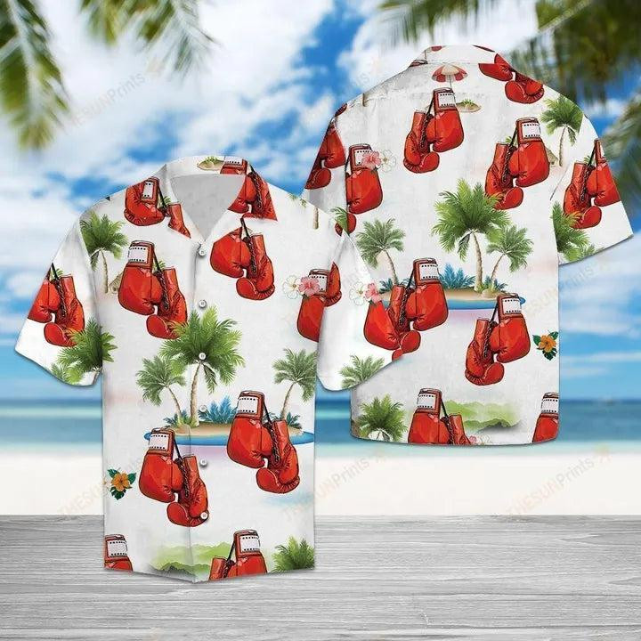 Boxing Lover Red Hawaiian Shirt