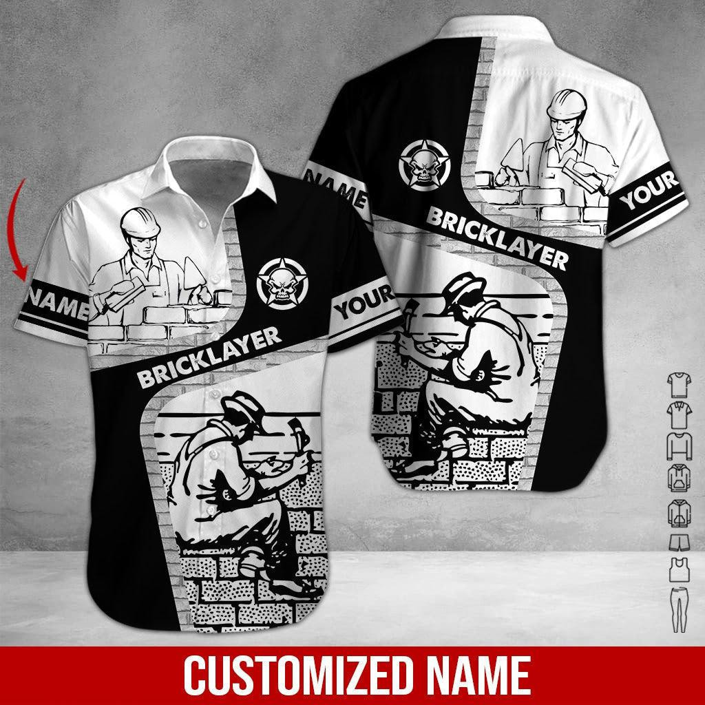 Bricklayer Personalized Hawaiian Shirt