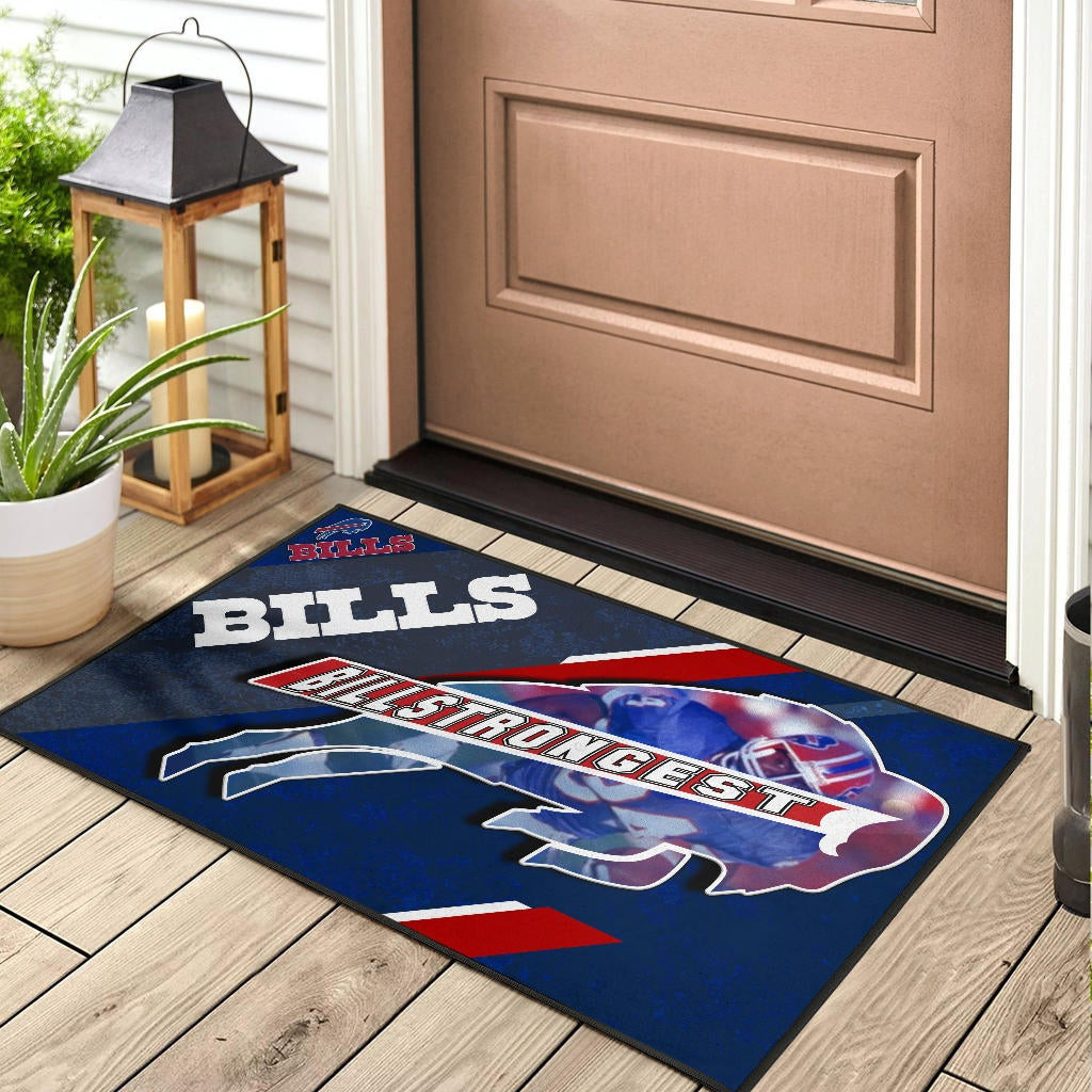 Buffalo Bills American Football Team Rubber Doormat Billstrongest Player Go Champion Rubber Doormat Home Decor - Image 3