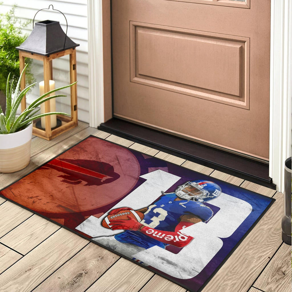 Buffalo Bills American Football Team Rubber Doormat Blue Strongest Buffalo Fighting Est 1960 Text Rubber Doormat Home Decor - Image 3