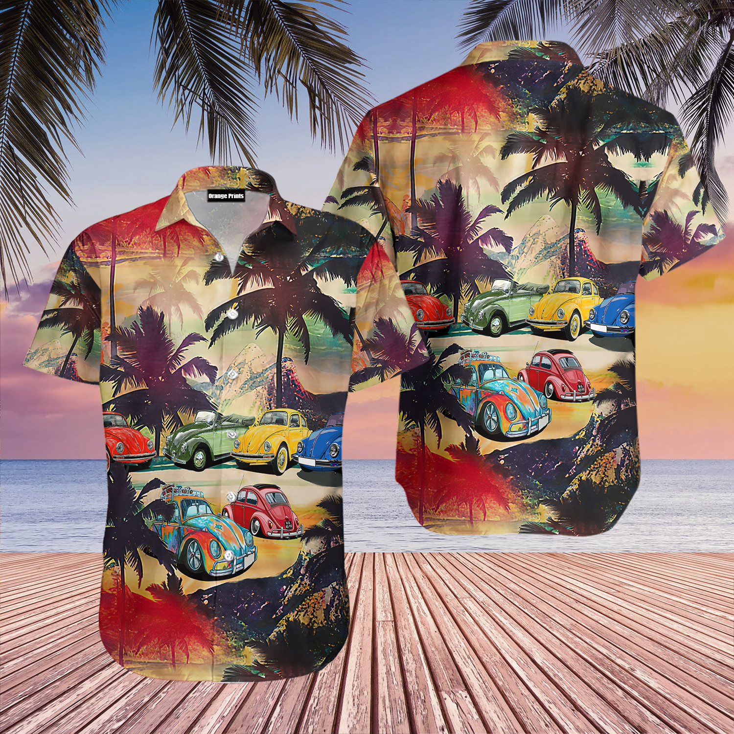 Bug Car Hawaiian Shirt