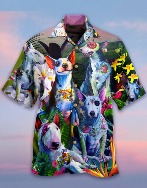 Bull Terrier Hawaiian Shirt