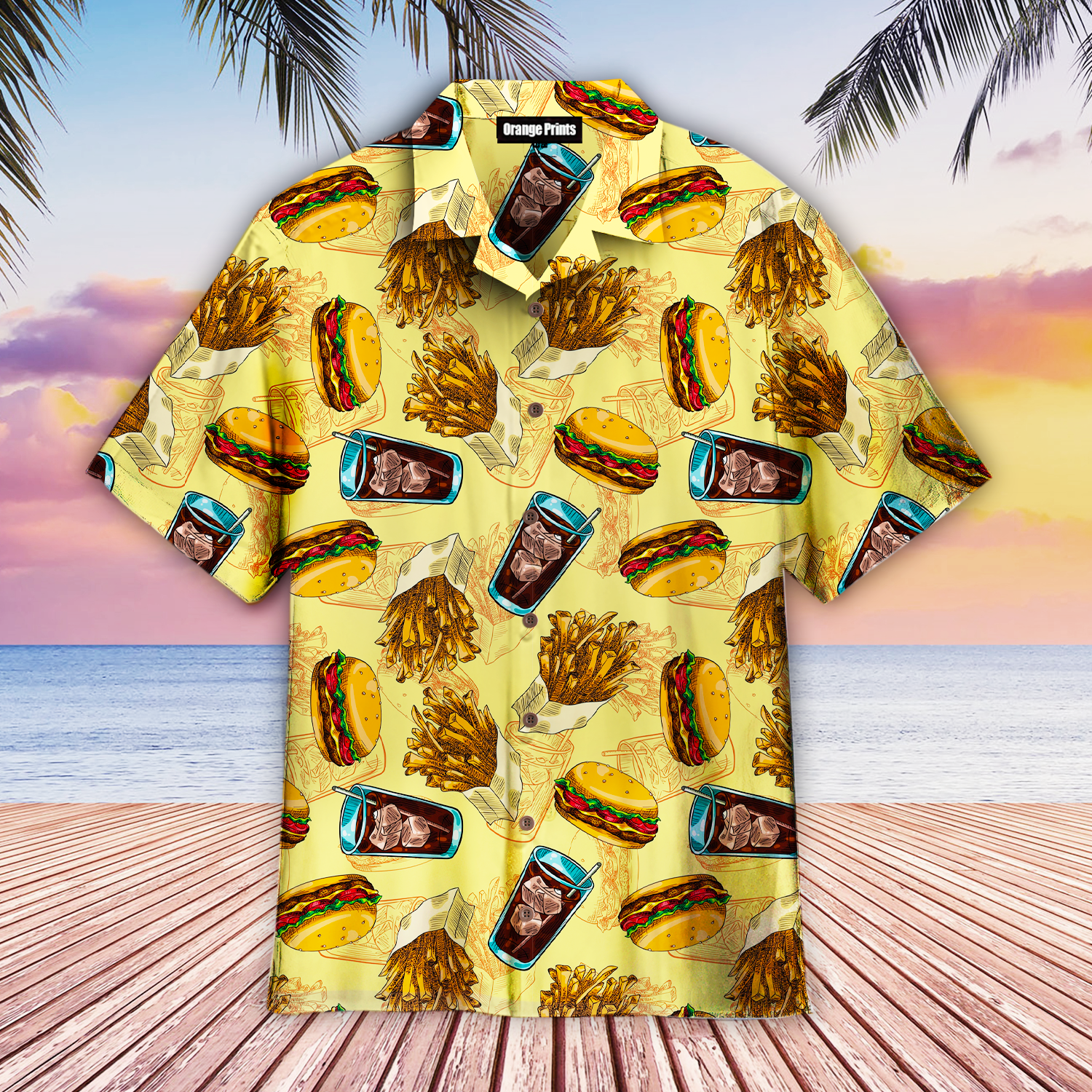 Burger Life Is Better With Burger Food Lover Hawaiian Shirt