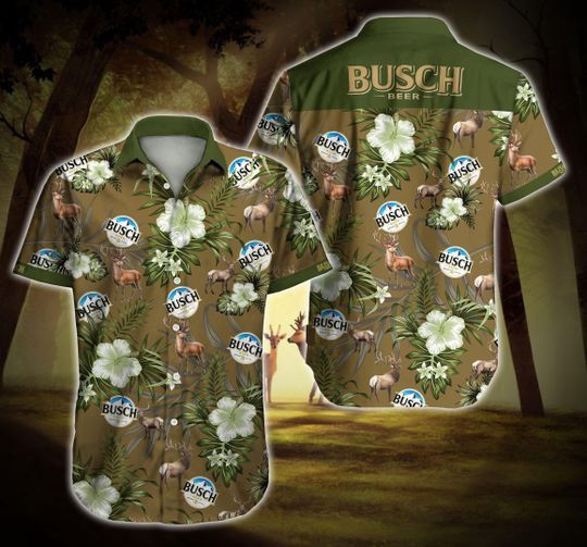 Busch Beer Iv Hawaiian Shirt