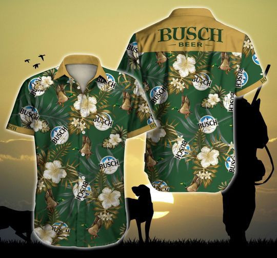 Busch Hunting Mallard Hawaiian Shirt