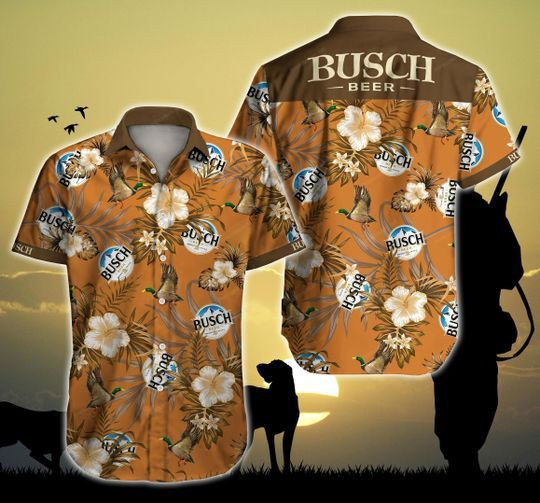 Busch Hunting Mallard Ii Hawaiian Shirt