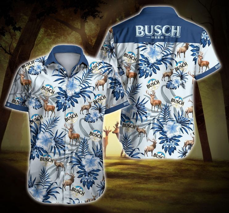 Busch Hunting Mallard Iv Hawaiian Shirt