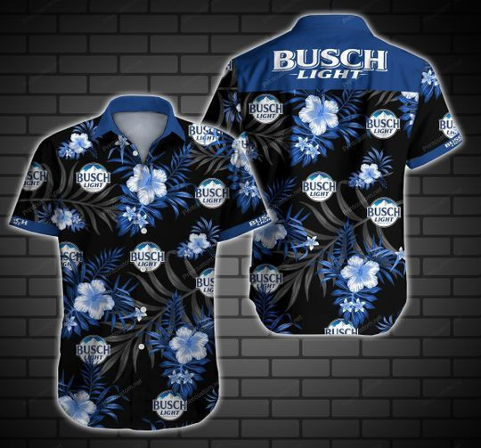 Busch Light Hawaiian Shirt