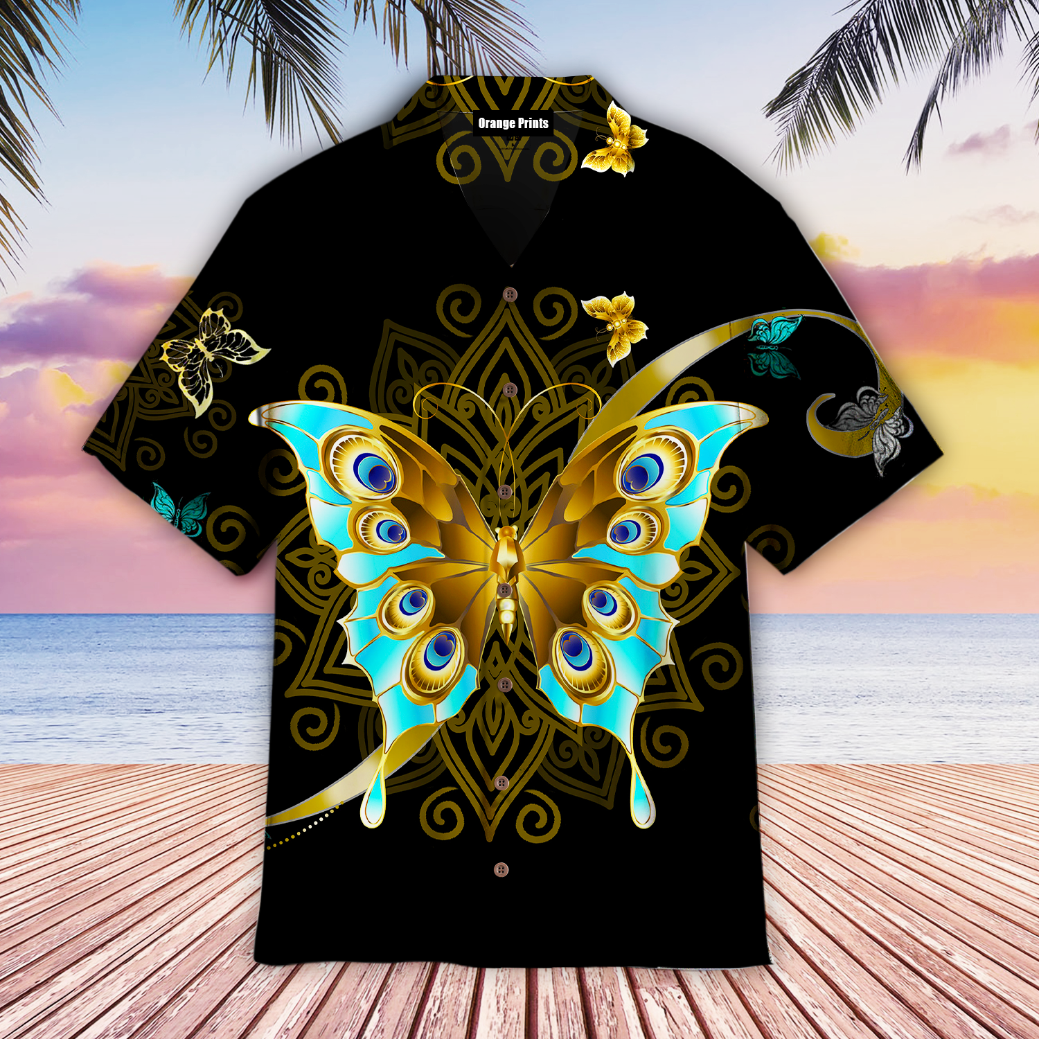 Butterfly Hawaiian Shirt