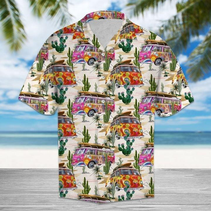 Cactus Hippie Hawaiian Shirt