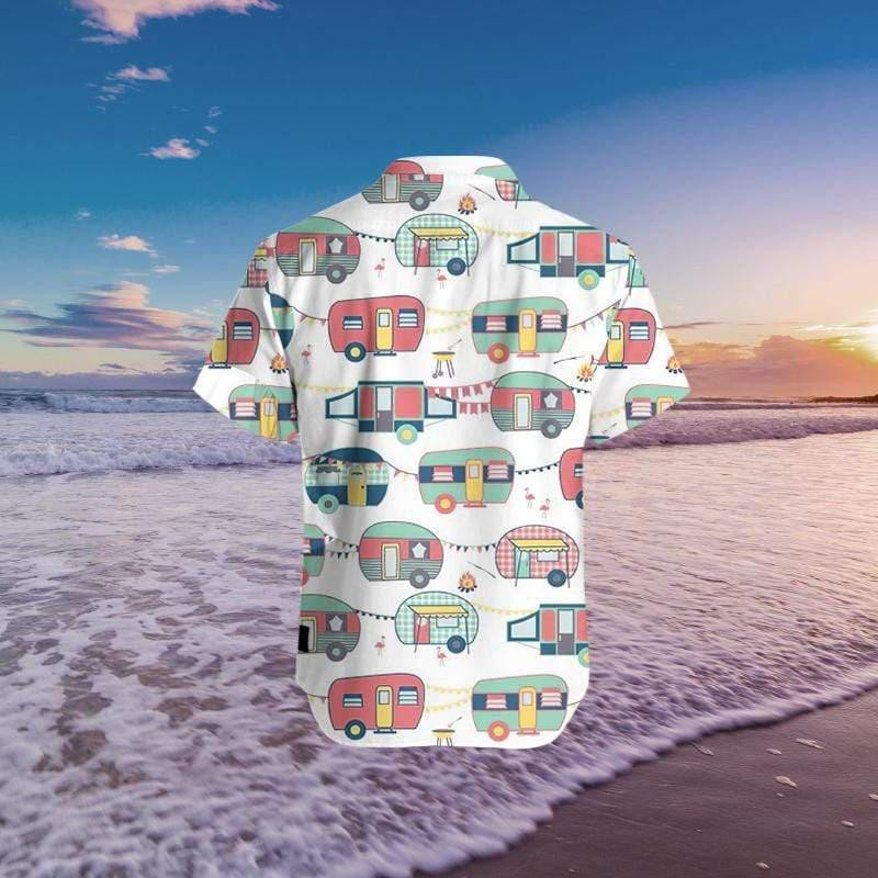 Camping Bus Hawaiian Shirt - Image 3