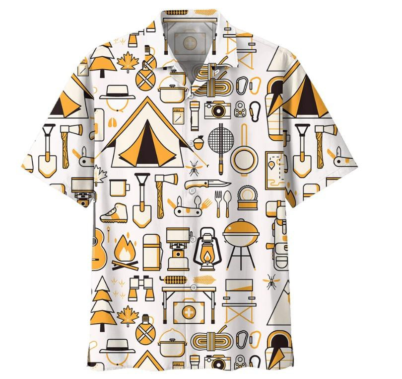 Camping Hawaiian Shirt