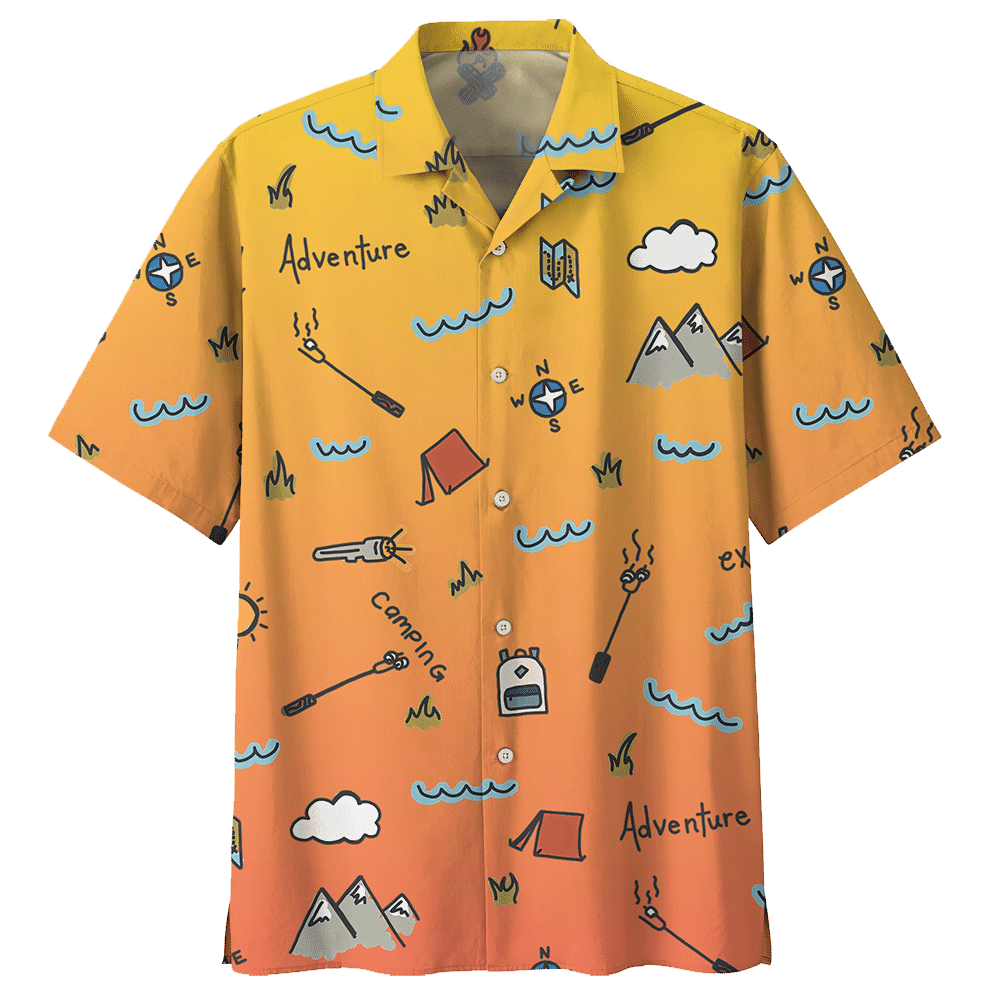 Camping Hawaiian Shirt