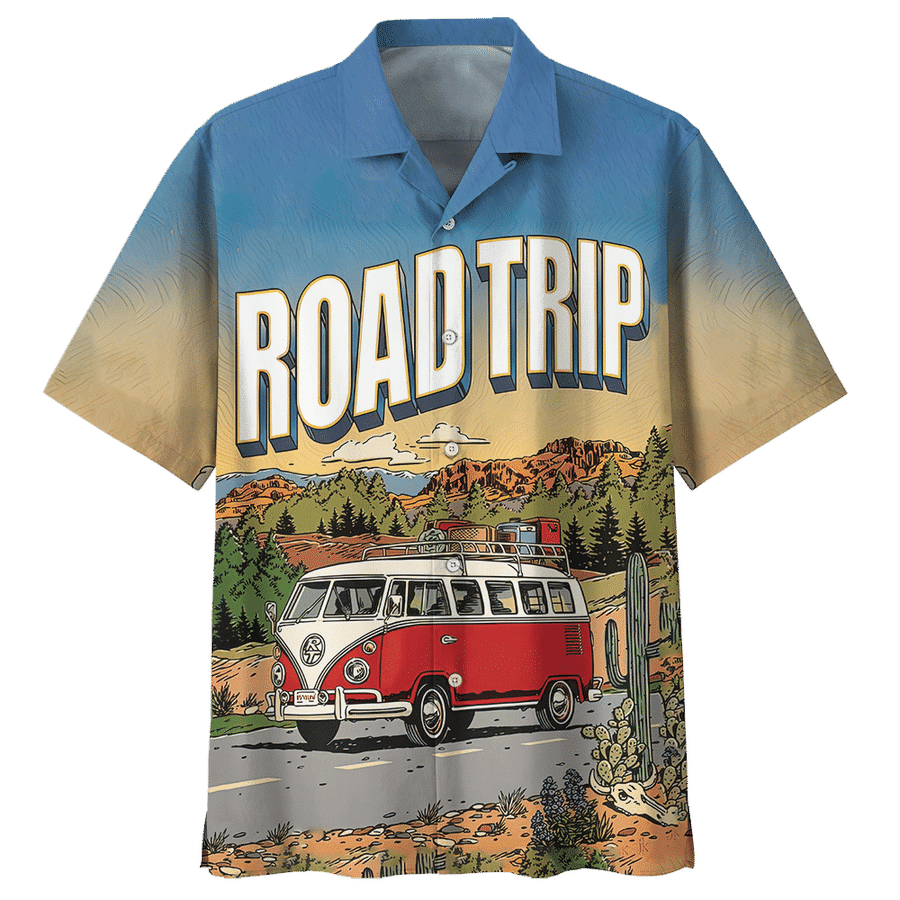 Camping Road Trip Hawaiian Shirt