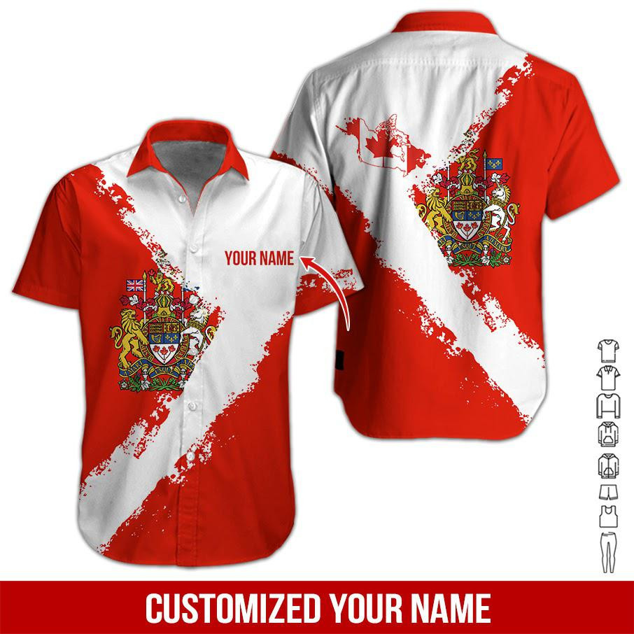 Canada Personalized Hawaiian Shirt