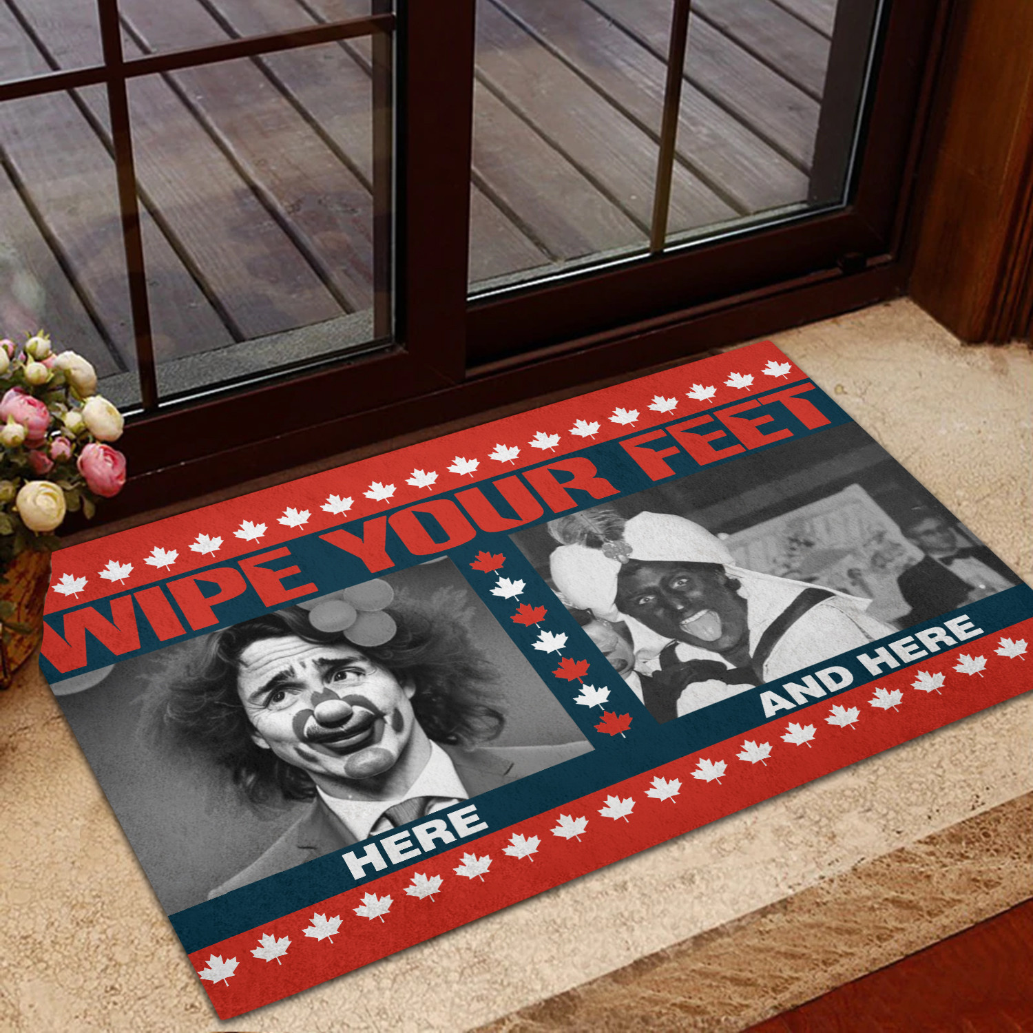 Canada Rubber Doormat Wipe Your Feet Here Home Decorations Ideas