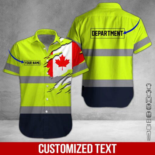 Canada Workwear Personalized Hawaiian Shirt