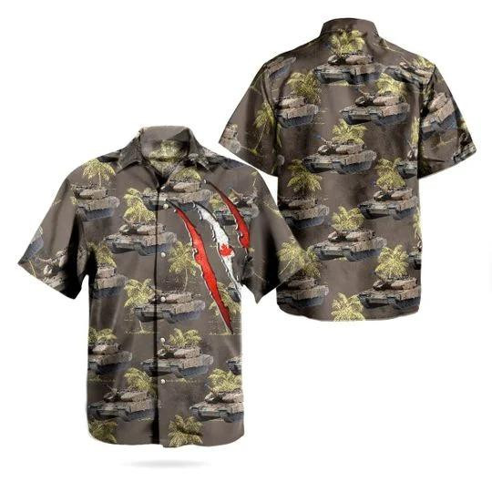 Canadian Army Veteran Hawaiian Shirt