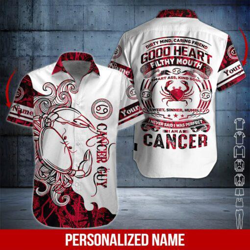 Cancer Guy Personalized Hawaiian Shirt