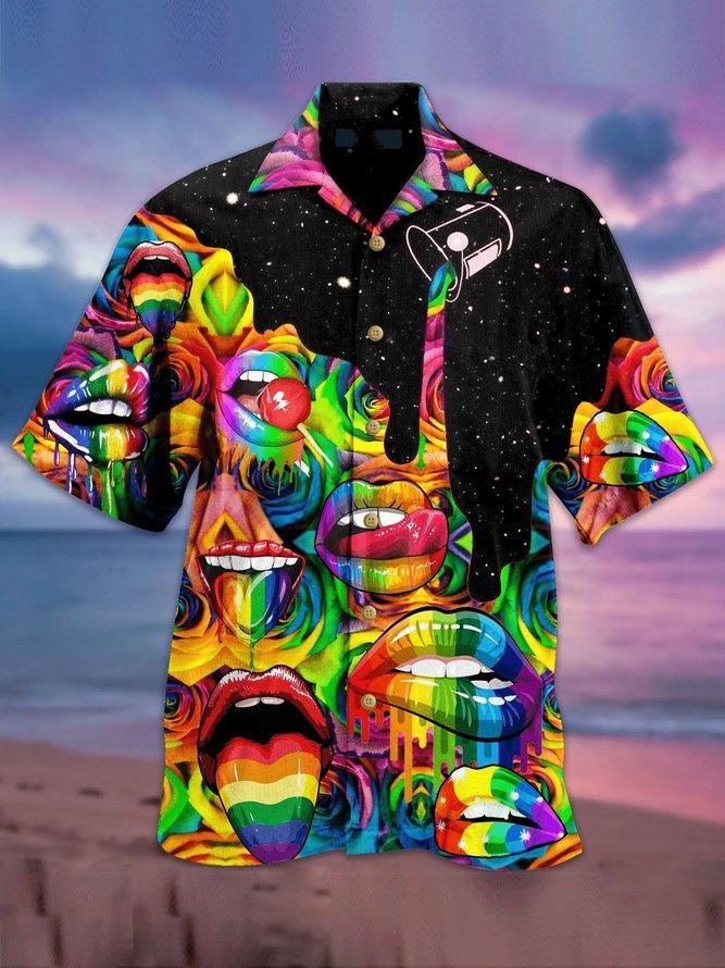 Candy Lips LGBT Hawaiian Shirt