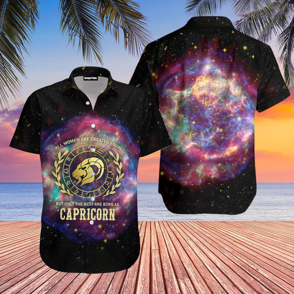 Capricorn Galaxy Hawaiian Shirt