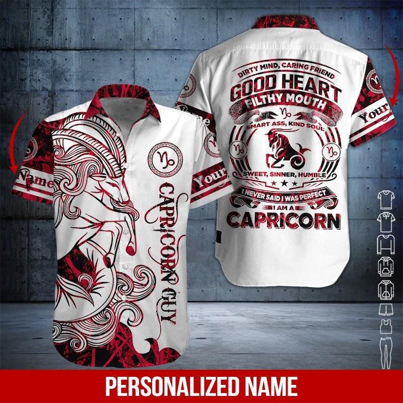 Capricorn Guy Personalized Hawaiian Shirt
