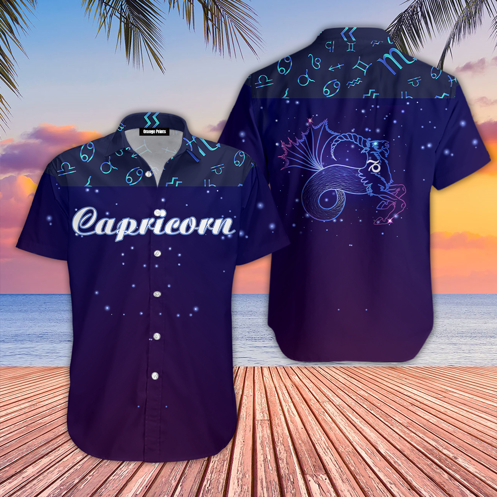 Capricorn Zodiac Hawaiian Shirt