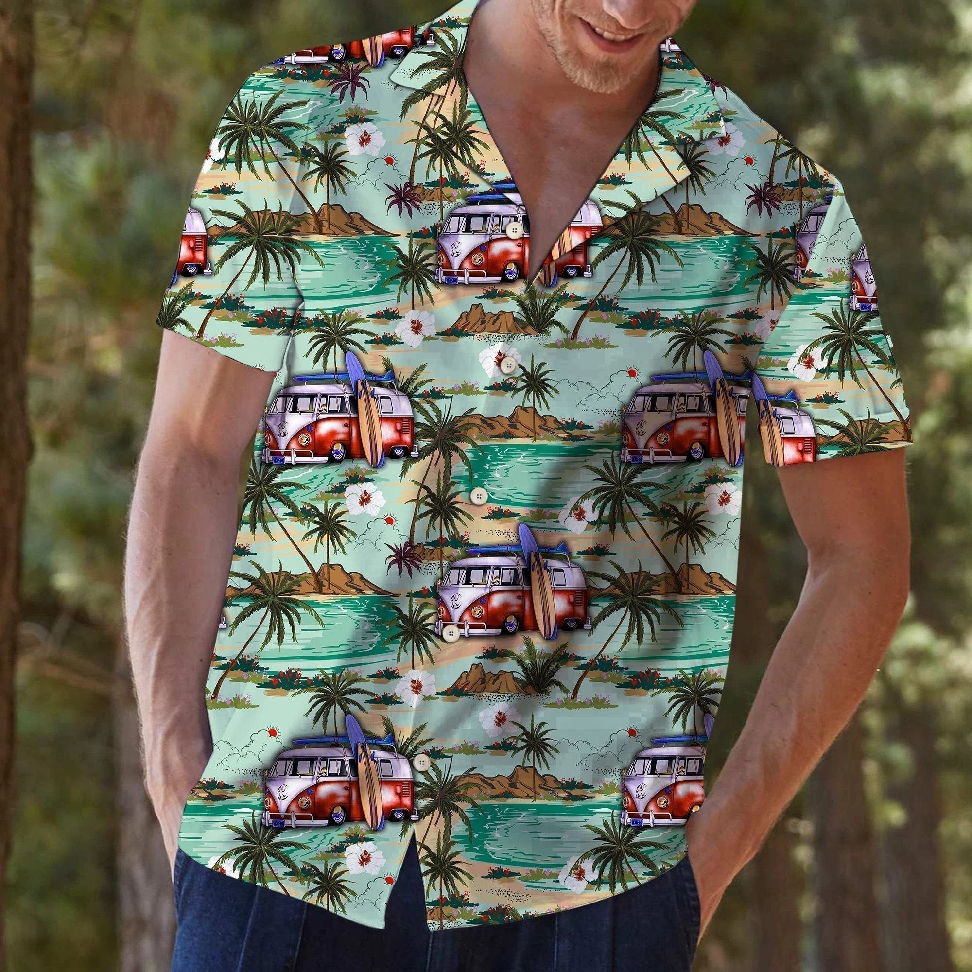 Caravan Beach Hawaiian Shirt