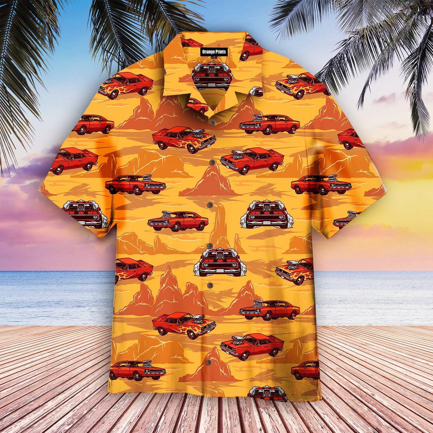 Cars Colorful Vintage Hawaiian Shirt
