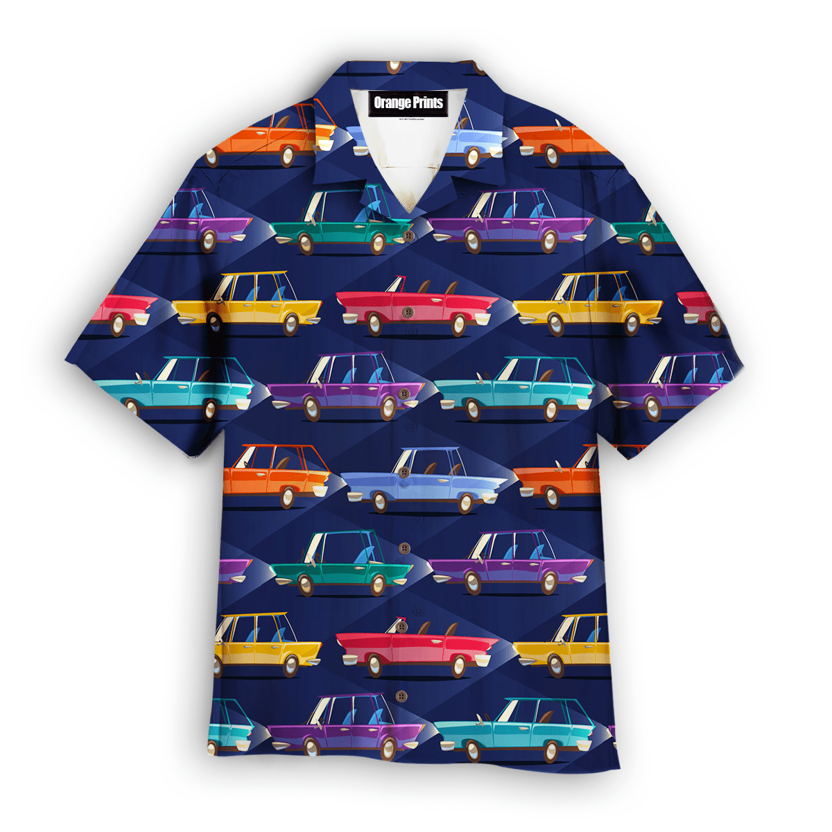 Cars Retro Style Hawaiian Shirt
