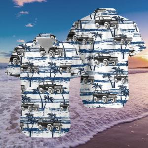 Cars Retro Tropical Hawaiian Shirt